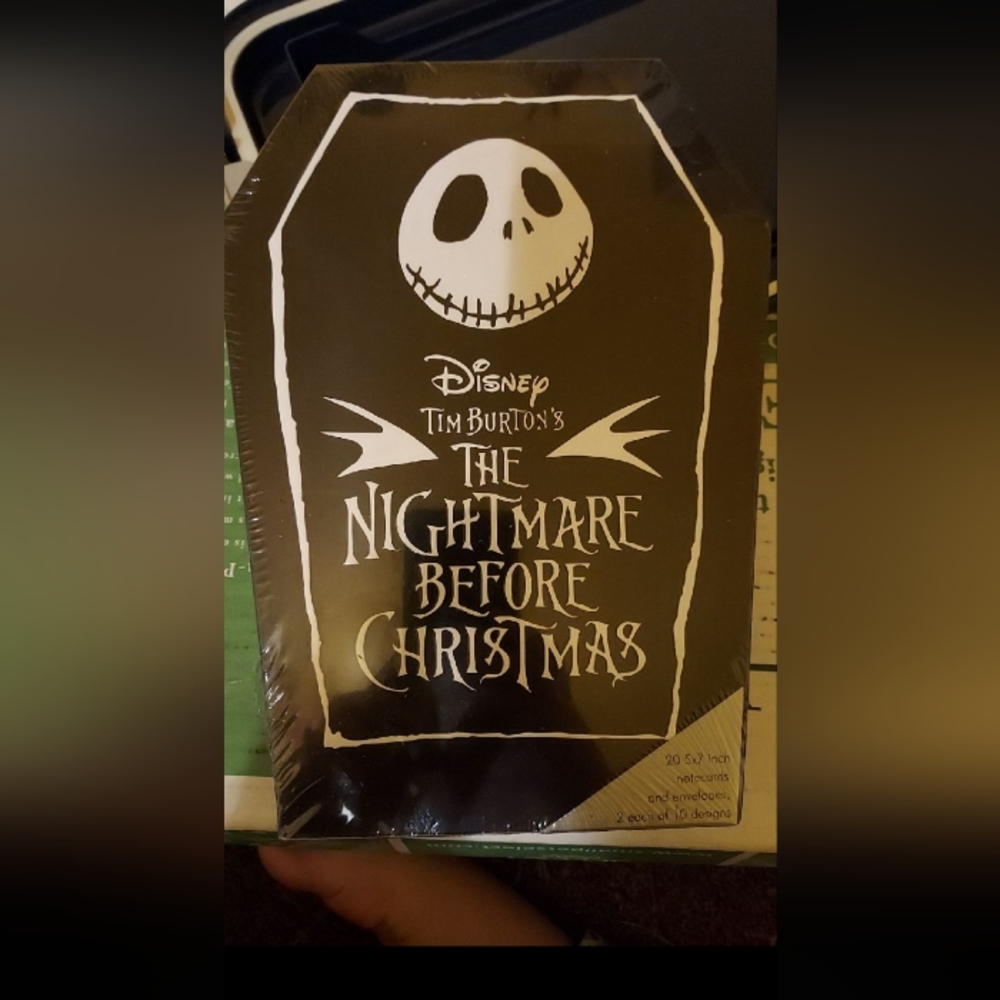The Nightmare Before Christmas Stationary Set Antique